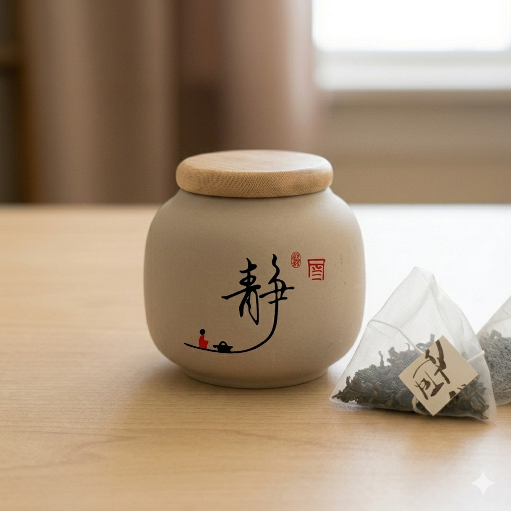 Ceramic Jar Gift Set — Jing